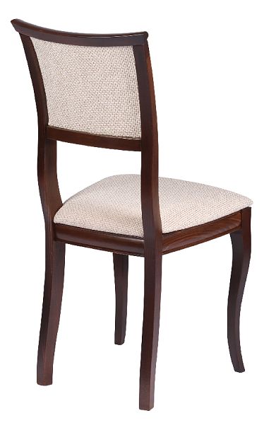 Обеденная группа стол Арей 160(210)х90х76 Темный орех и 4 стула Камир Темный орех/Кремовая рогожка - Вид 9