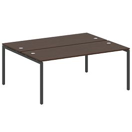 Metal System Quattro Р. ст. на П-образном м/к 40БП.РАС-СП-2.5 Венге/Антрацит металл 1800*1475*750 - Фото предпросмотра