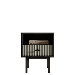 Тумбочка с нижним ящиком Emerson арт EM17/gray/L - Фото предпросмотра