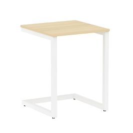 Home Office Стол письменный VR.SP-2-58 Акация/Белый металл 580*600*750 - Фото предпросмотра