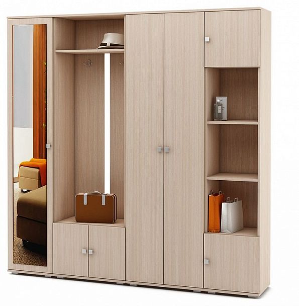 Стенка для прихожей Тунис-5 - Вид 1