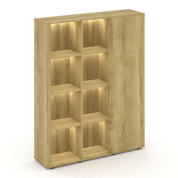 Касл Шкаф для документов правый CS.D-DP-1.2 (R) Дуб Винченцо 1688*450*2110 - Вид 1