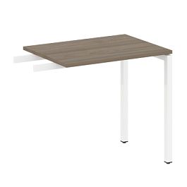 Metal System Quattro Приставной элемент на П-образном м/к 40БП.ПР-2 Вяз/Белый металл 800*600*750 - Фото предпросмотра