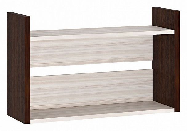 Полка книжная Домино Лайт ПКЛ-О Венге/Карамель - Вид 1