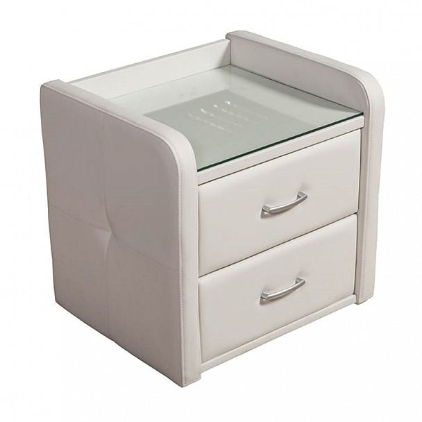 Тумба прикроватная "Беатрис" белый - Вид 1