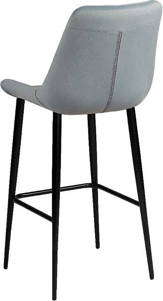 Барный стул Эйден, Confetti dusty blue/черный - Вид 5