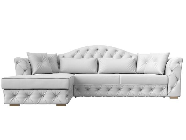 Диван угловой Артис левый угол Экокожа белый - Вид 2