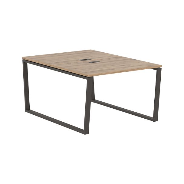 Стол 2-х местный EVWST 1116 Дуб Денвер светлый/Мокко 1160х1606х750 EDIS - Вид 1