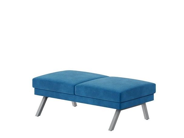 Aldo Банкетка двухместная ALD-04 Velutto 54/Металл Серый 1430*680*470 - Вид 1