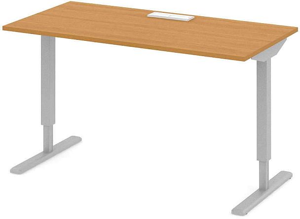 Стол офисный рабочий "Трансформер"  ПК-ТРС-СТ160Х80КК/ЭР-В1-24 ольха - Вид 1