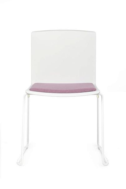Кресло Simple X-19 Белый/Розовый - Вид 5