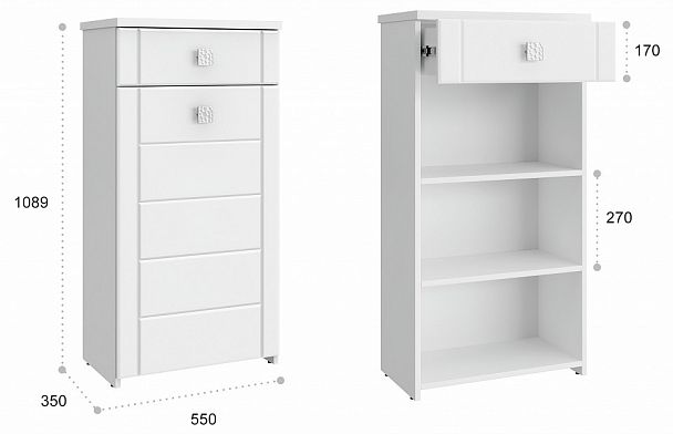 Тумба Изабель ИЗ-56К - Вид 3