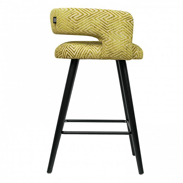 Стул полубарный Mars, оливковый шенилл - Вид 4