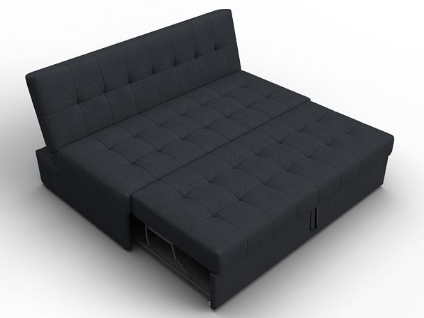 Диван прямой Лига-107 (160) Замша серый - Вид 7