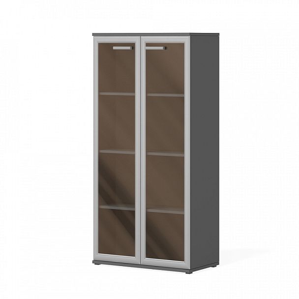 Шкаф "Тандем"  ПК-ТН-Ш147Х71С/35-В1-297 антрацит - Вид 1