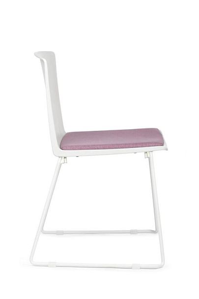 Кресло Simple X-19 Белый/Розовый - Вид 2