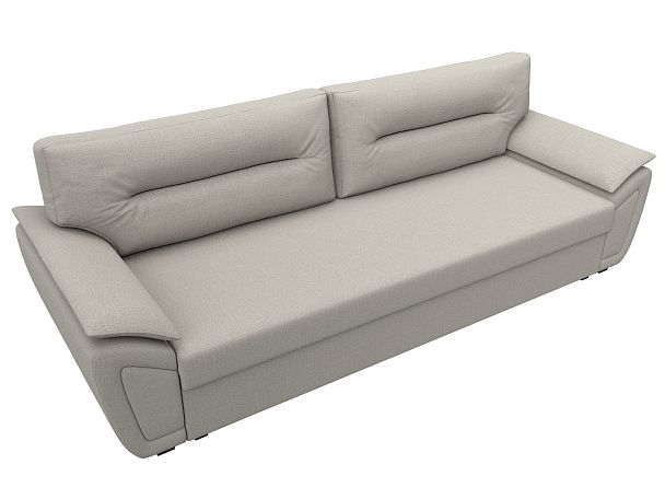 Диван прямой Нэстор Лайт Рогожка бежевый - Вид 5