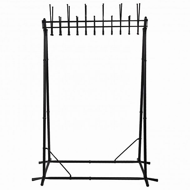 Вешалка напольная "Алла", 1,82 м, 22 крючка, металл, черная - Вид 5