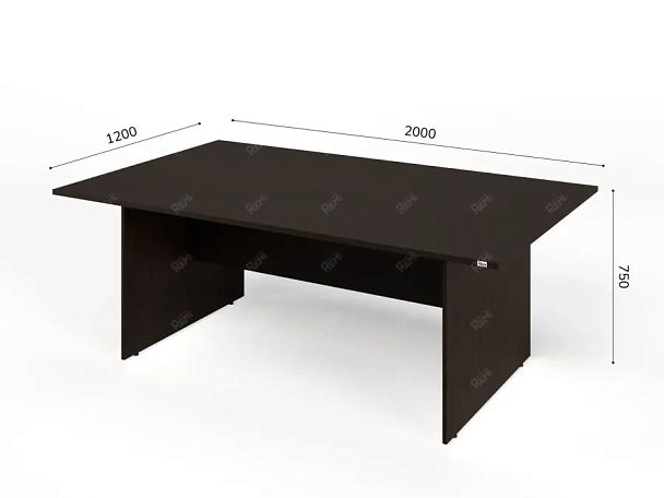 ЛАЙТ / LIGHT RLG009-20x12 Конференц-стол 200x120x75 Венге - Вид 4