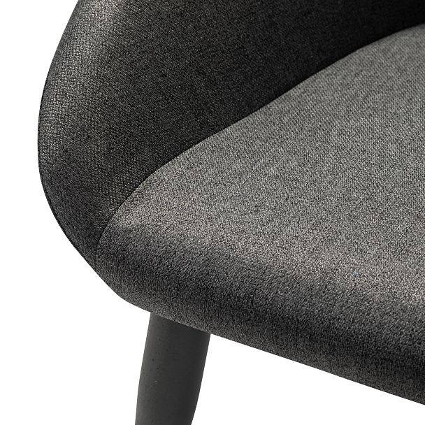 Кресло Kent тёмно-серый/черный - Вид 6