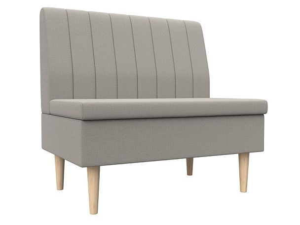 Диван прямой Мини Рогожка бежевый - Вид 1