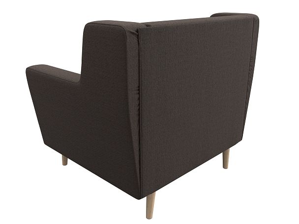 Кресло Брайтон Рогожка коричневый - Вид 6