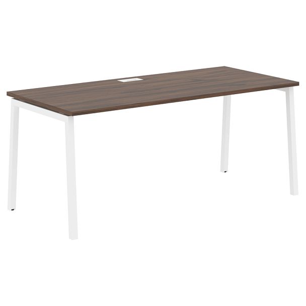 Стол прямой ELST 1780 Дуб Денвер тёмный/Белый 1760х800х750 EDIS - Вид 1