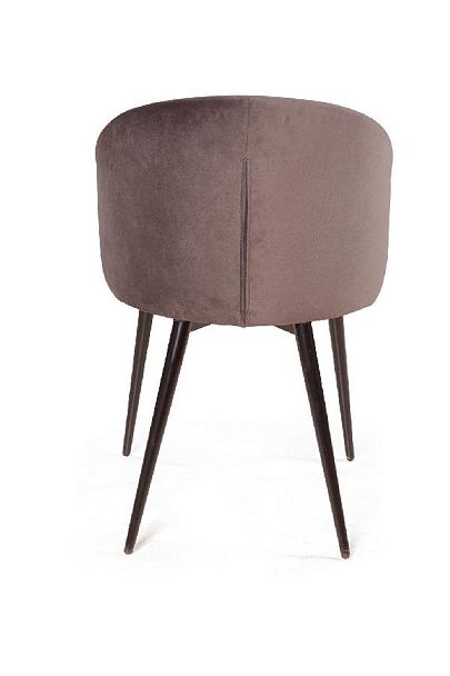 Стул Mont Blanc, бархат антрацит 14 / черный конус - Вид 8