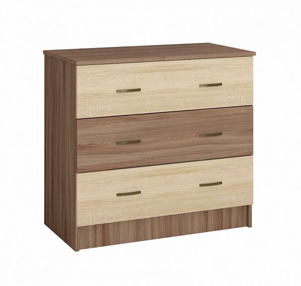 Комод Орион (750х810х435) ясень шимо/дуб сонома - Вид 1
