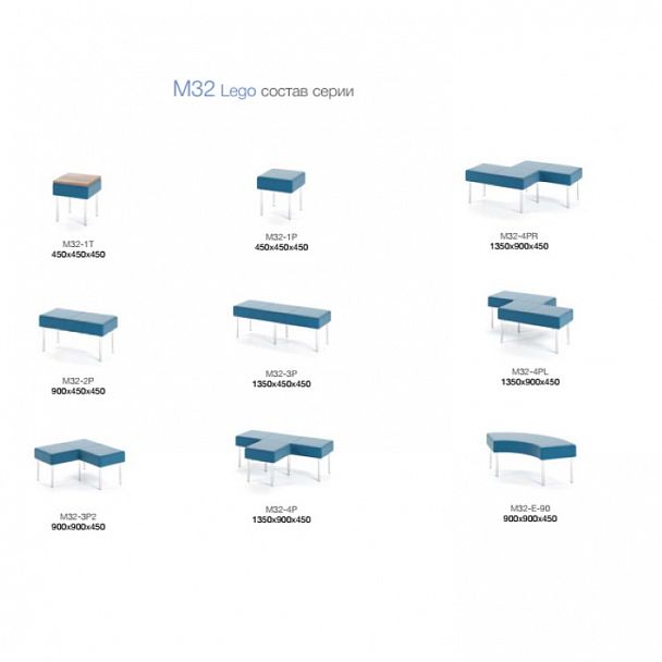 Банкетка "M32-3P" - Вид 5