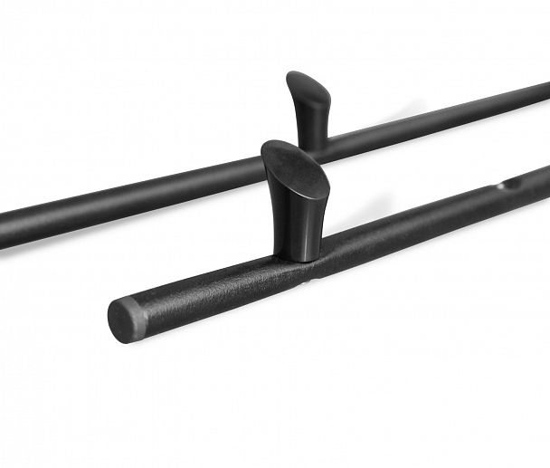 Вешалка Sheffilton SHT-WH26 настенная черный муар/черный - Вид 3