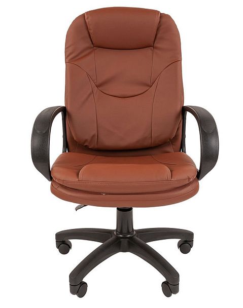 Кресло СТАНДАРТ СТ-68, экокожа, коричневый - Вид 2