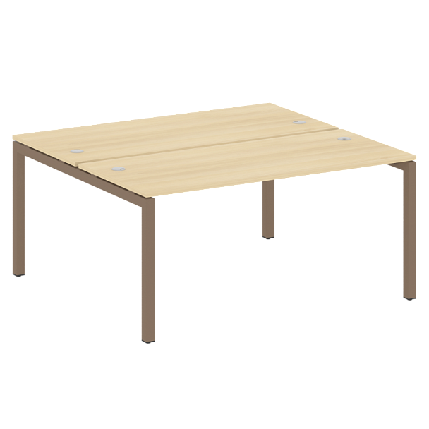 Metal System Quattro Р. ст. на П-образном м/к 50БП.РАС-СП-2.4 Акация/Мокко металл 1600*1475*750 - Вид 1