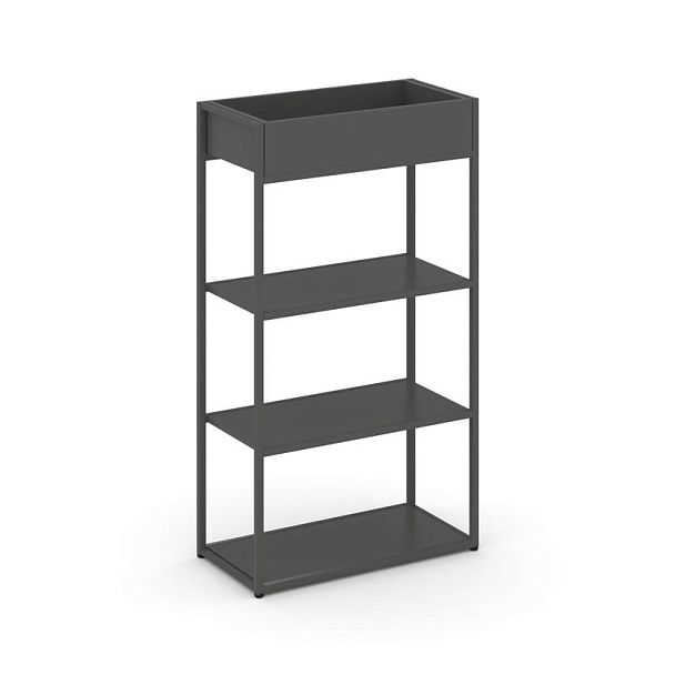 Rift Стеллаж металлический высокий приставной RF.STM-003 Антрацит/Металл Антрацит 796*350*1250 - Вид 1