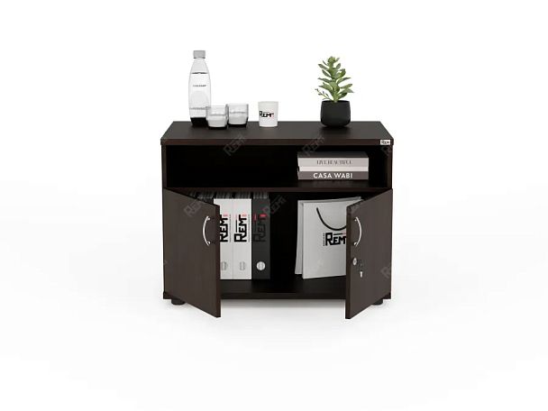 ЛАЙТ / LIGHT RLG018-80x45 Тумба под оргтехнику 80x55x60 Венге - Вид 4