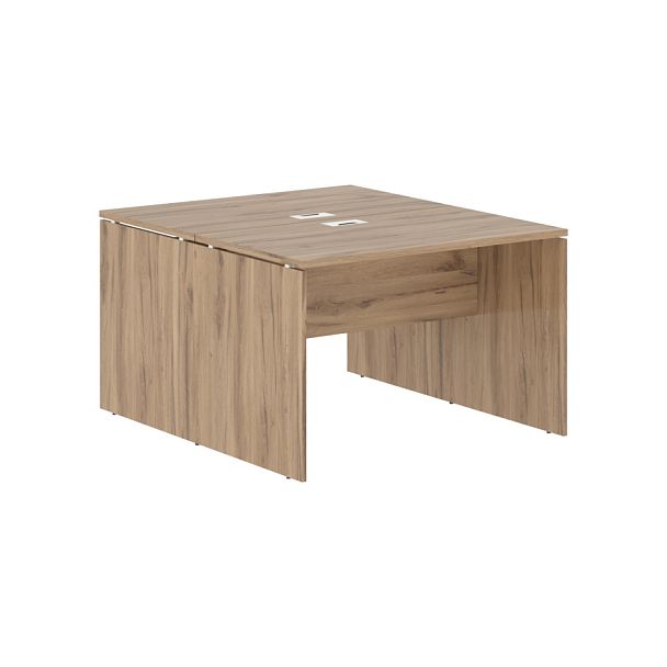 Стол двойной ED2ST 1167 Дуб Денвер светлый/Белый 1160х1346х750 EDIS - Вид 1