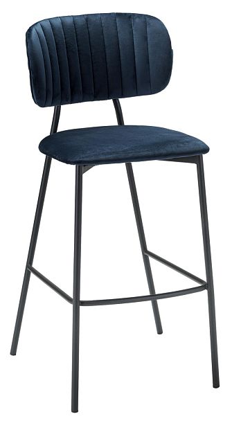 Стул барный Fendi синий - Вид 1