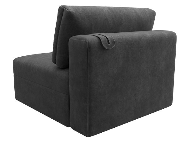 Модуль диван Лига-060 НПБ Велюр серый - Вид 5