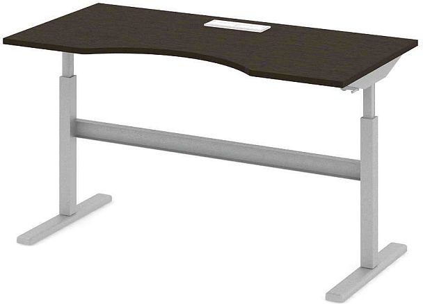 Стол офисный рабочий "Трансформер"  ПК-ТРС-СТЭ160Х80КК/МРМ-В1-179 дуб ферраре - Вид 1