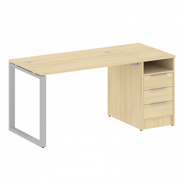Рабочая станция "Metal System" БО.РС-СТП -1.2 акация/серый - Вид 1