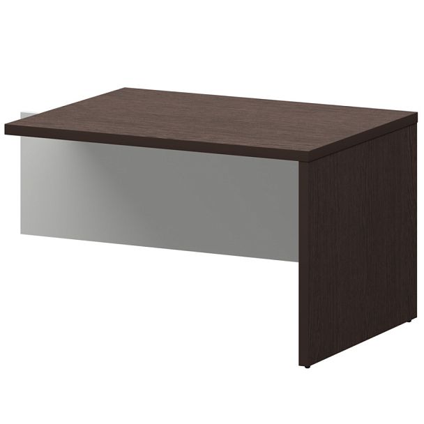 Бриф-приставка KZB-12 Дуб венге/Белый 1200x900x750 Кортез - Вид 1