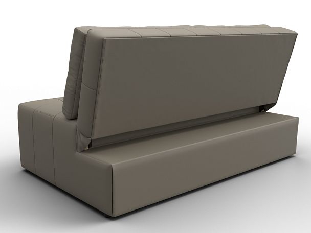 Диван прямой Лига-107 (140) Экокожа бежевый - Вид 5