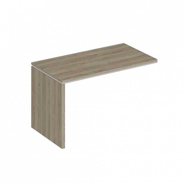 Брифинг-приставка (опора ДСП) "City" СИ 1411 дуб гладстоун светлый/белый премиум - Вид 1