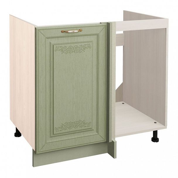 Стол под мойку угловой "Оливия Грин" 72.52 - Вид 1