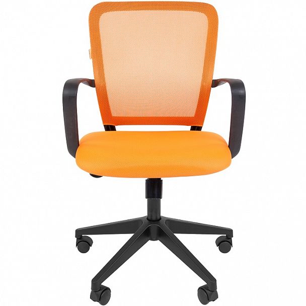 Кресло CHAIRMAN 698, ткань TW/сетчатый акрил, оранжевый - Вид 2