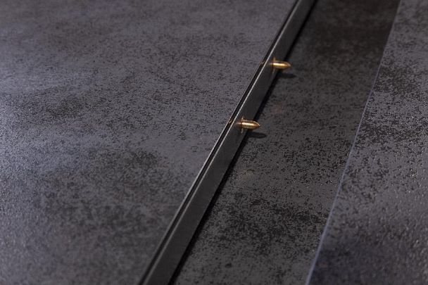 Стол раскладной Lincoln (160+40 см) глазурованное стекло черный - Вид 11