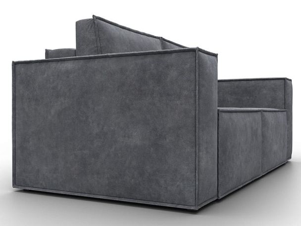 Диван прямой Куба мини Велюр серый - Вид 3