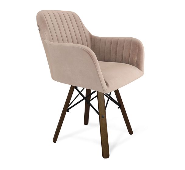 Стул Sheffilton SHT-ST38-1/S70 латте/темный орех/черный - Вид 2