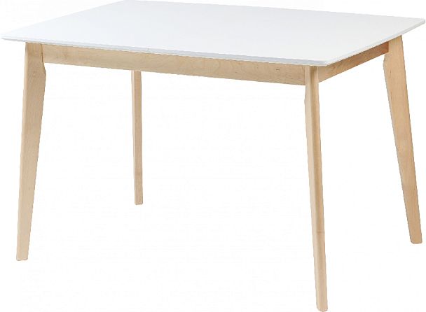 Стол деревянный раскладной Норден 120 Белый/Натуральный - Вид 3