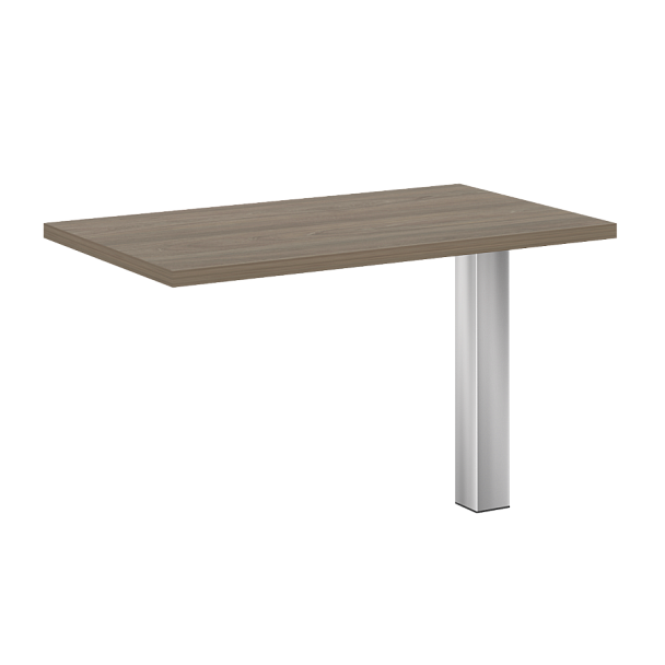 Yalta Брифинг-приставка M-LT.BR-2 Вяз/Нерж. сталь 1200*700*750 - Вид 1